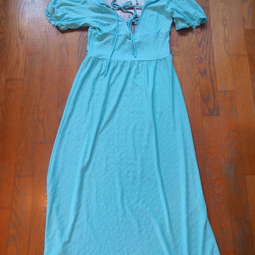H&M summer dress, turquoise, size S