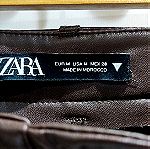  Παντελόνι δερματίνη Καφέ Zara (Μ)