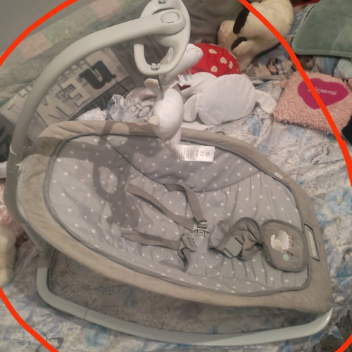 Ingenuity Baby Bouncer Like New With Music And Play