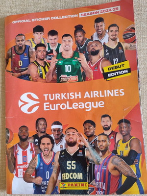 Panini Turkish Airlines Euroleague 2024-25 Stickers new