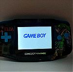  Nintendo Gameboy Advance Refurbished με Καινούργια οθόνη IPS με αλλαγμένο κέλυφος και καθαρισμένο