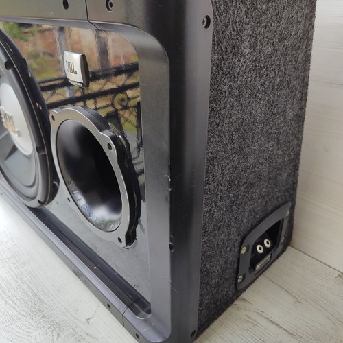 JBL GTO1204BR factory enclosure with GTO1202D dual 2-ohm subwoofer