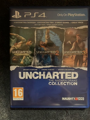 Uncharted The Nathan Drake Collection for PlayStation 4 like new