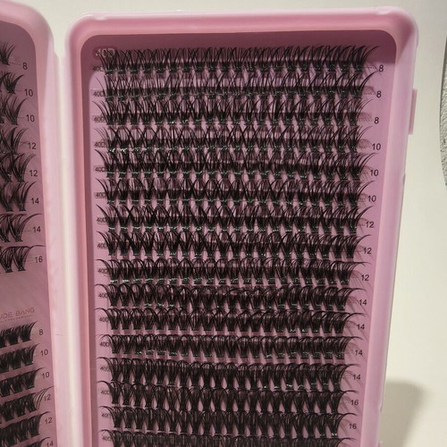 Eyelash cluster set 640 pcs