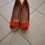Summer platform shoes new, size 39, orange