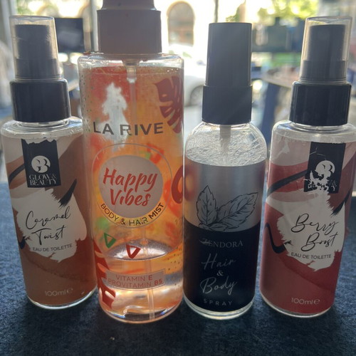 Mist body and hair set used, authentic