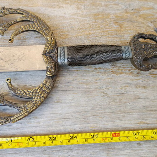 El Cid Tizona decorative wall sword used, Toledo