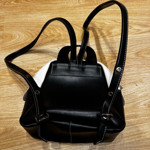 FRNC backpack bag used, black and beige