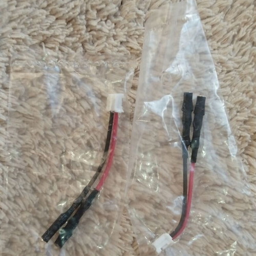 2-pin male to 2 pin female ~2mm new