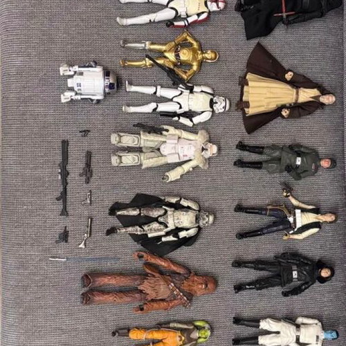 Star Wars Black Series figures used collection
