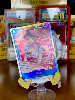 One Piece TCG Nami card OP11-054 V.1, pack of 2