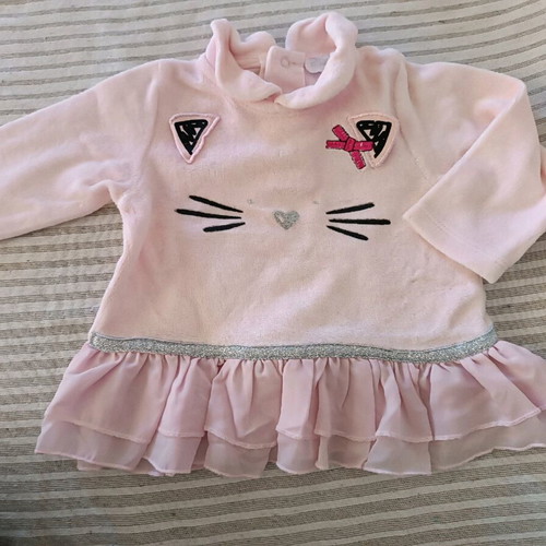 10 pcs. T-shirts for girls 50-68 cm.