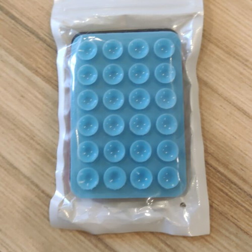 Silicone Suction Pad for Phone Case Blue 4pcs