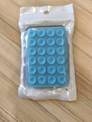 Silicone Suction Pad for Phone Case Blue 4pcs