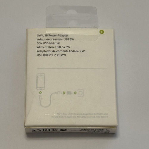 Apple iPhone 5W Charger new