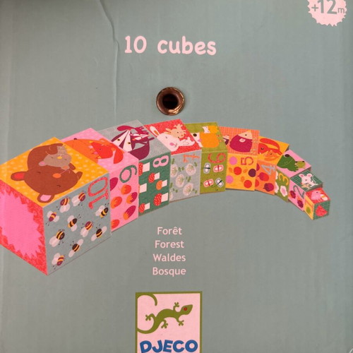 Segmented cubes like new, set of 10 pieces