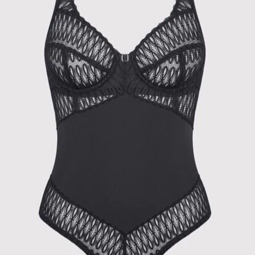 Triumph Body Aura Slim Fit 75B bodysuit new, black