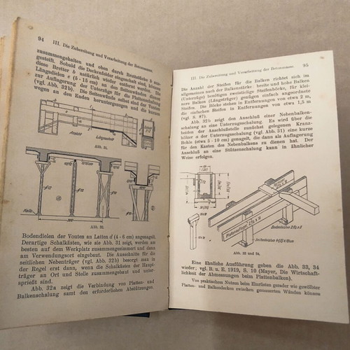 Der Eisenbetonbau used German technical concrete manual 1920