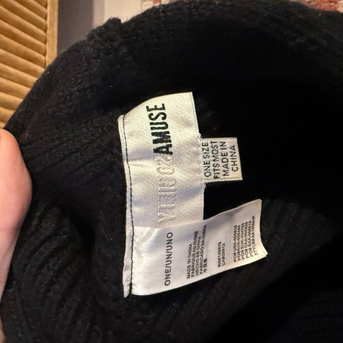Amuse Society beret hat new, black