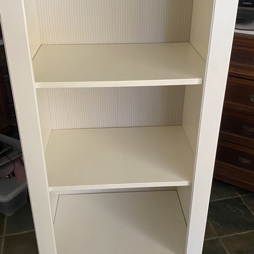 IKEA white shelves used, height 1.60m length 0.60m
