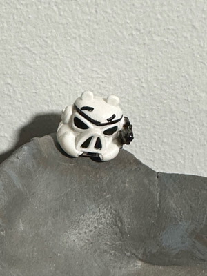 Angry Birds Star Wars Stormtrooper Pig collectible figure like new