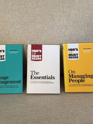 HBR Must Read Books Set, Like New, 5 Titles on Management