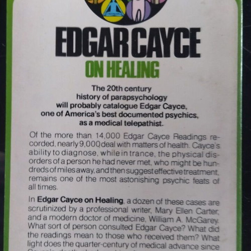 Edgar Cayce On Healing book like new