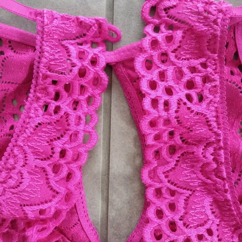 Pink bustier like new, size M