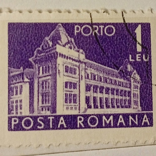 Romanian stamps used, pack of 11 pieces