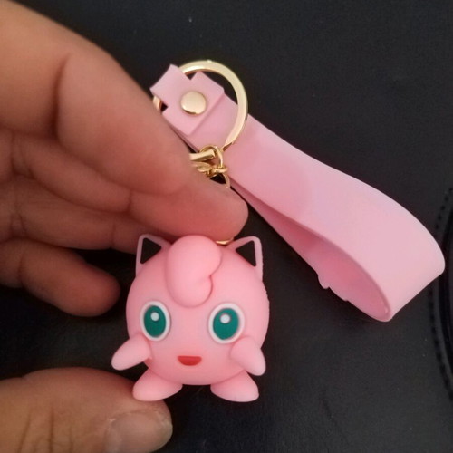 Pokemon keychain new pink multicolor