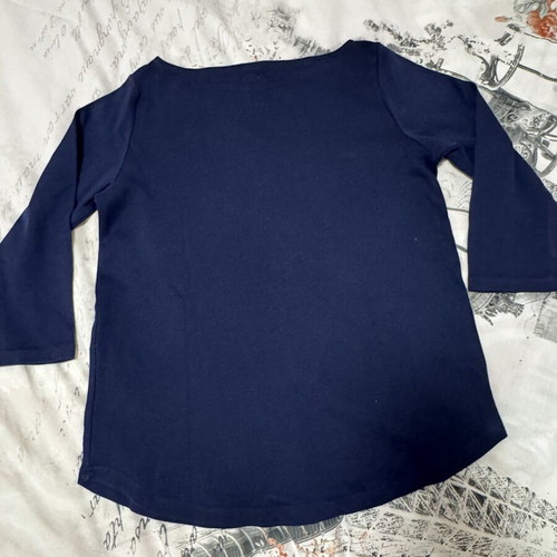H&M navy blue blouse size S like new, oversized fit