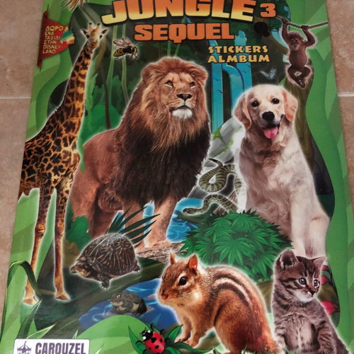 Carouzel Jungle 3 sticker album new
