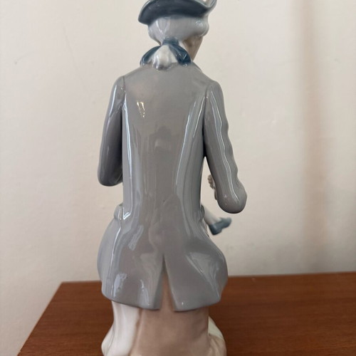 Porcelain handmade decoration like new, height 23 cm