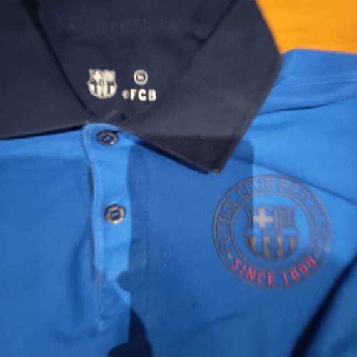 Barcelona Polo shirt like new with embossed logos XL