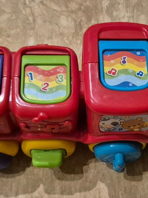 Vtech τρενάκι με μουσική στα αγγλικά μεταχειρισμένο