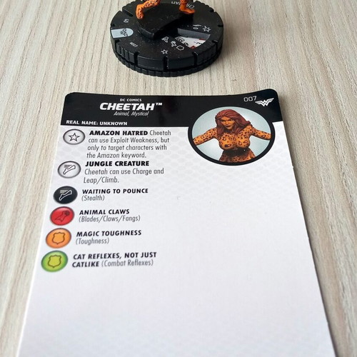 Heroclix DC five figures like new, Wonder Woman 2017 set