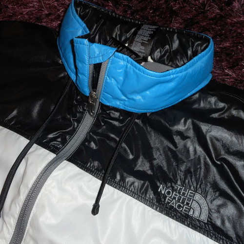 The North Face men's jacket XL like new, blue and white