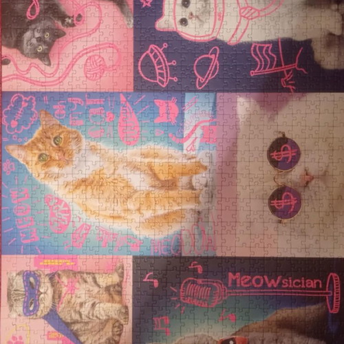 Puzzle like new, completed first, second and third