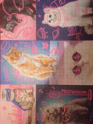 Puzzle like new, completed first, second and third