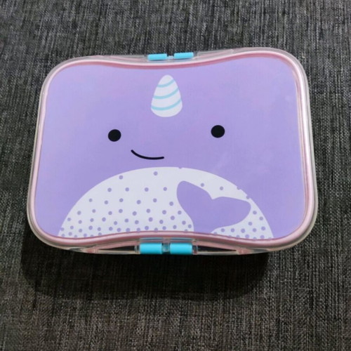Skip Hop Zoo Narwhal Kids Backpack with Lunch Box used