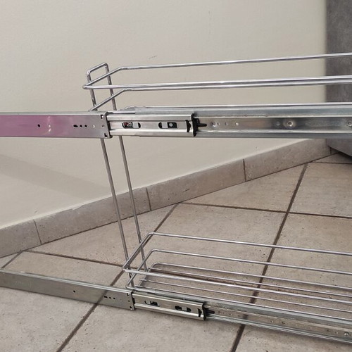 Sliding metal rack like new