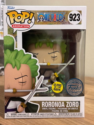 Funko Pop! One Piece Roronoa Zoro 923 Καινούργιο Special Edition που φωσφορίζει στο σκοτάδι