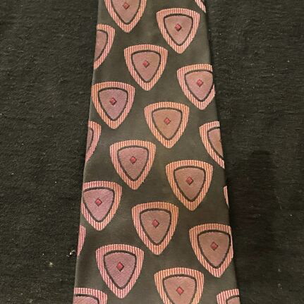 Vintage Commodore Trevira 70's tie like new with geometric pattern