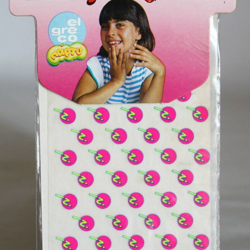 El Greco vintage 1985 nail stickers pack of 4 new