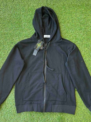 Stone Island Full Zip Hoodie Black size L new