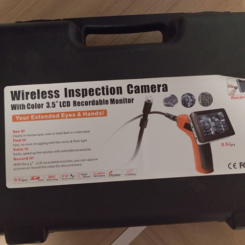 Wireless Inspection Camera with Color 3.5 LCD Recordable Monitor used