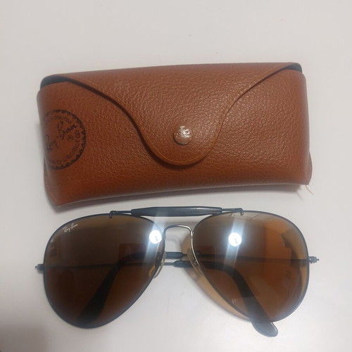 Ray Ban sunglasses large size like new, black, men's