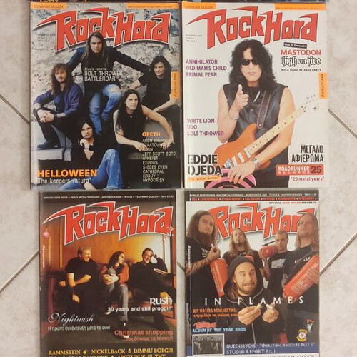 ROCK HARD & ROCK ON MAGAZINES. Complete collection.