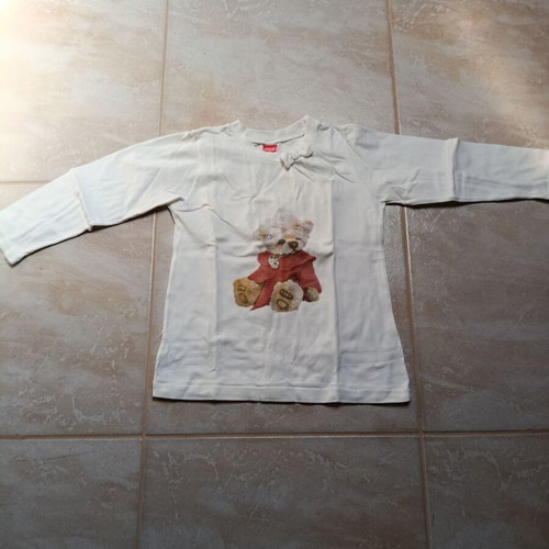 Joyce children's t-shirt like new, size 4 years, white and red