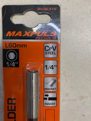 Magnetic drill bit 5cm new